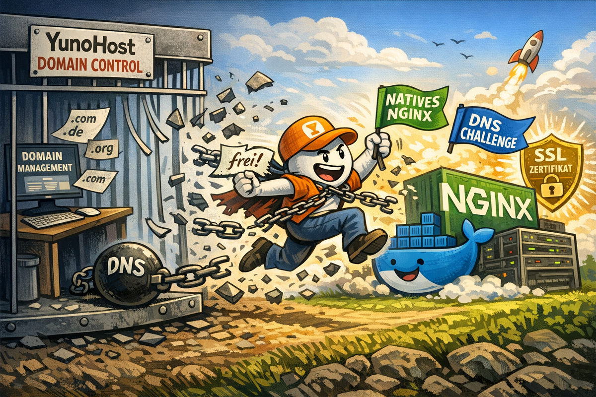 Raus aus dem Yunohost-Käfig