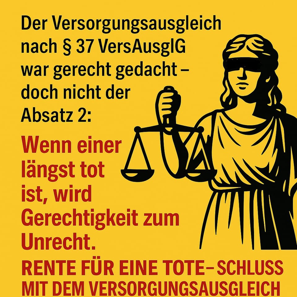 Thesenpapier 2.5 – Reformbedarf bei § 37 Abs. 2 VersAusglG