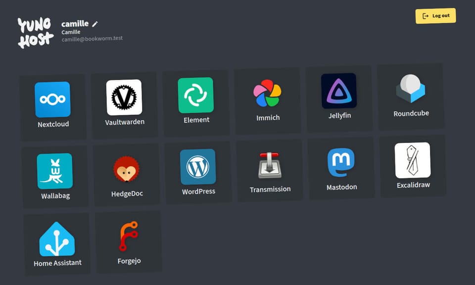 Installation von Ghost auf YunoHost-Systemen